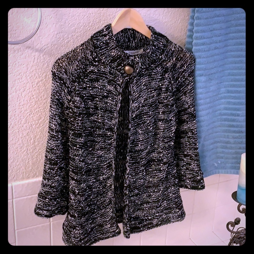 Vertigo Paris Cardigan Black/white Sweater